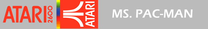 Ms. Pac-Man logo for Atari 2600